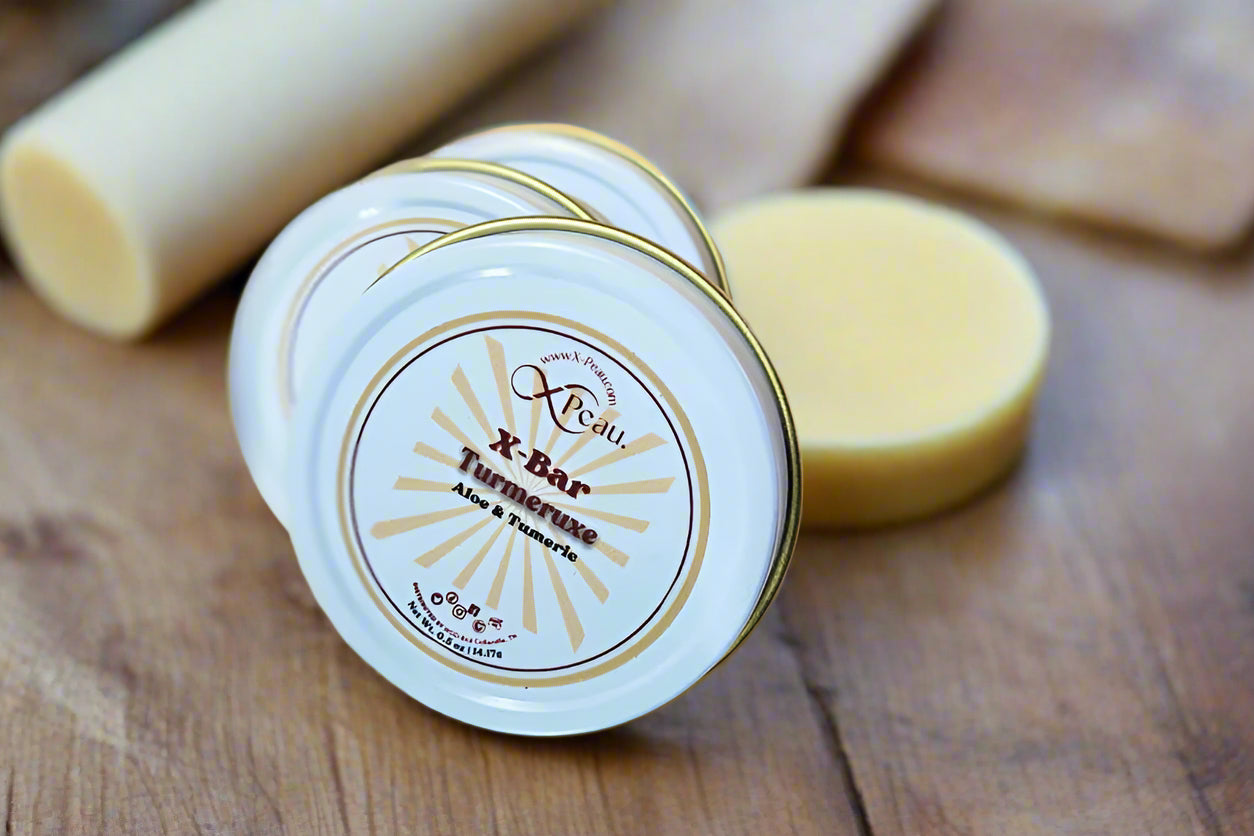Turmeruxe Soothing Turmeric-Aloe Lotion Bar