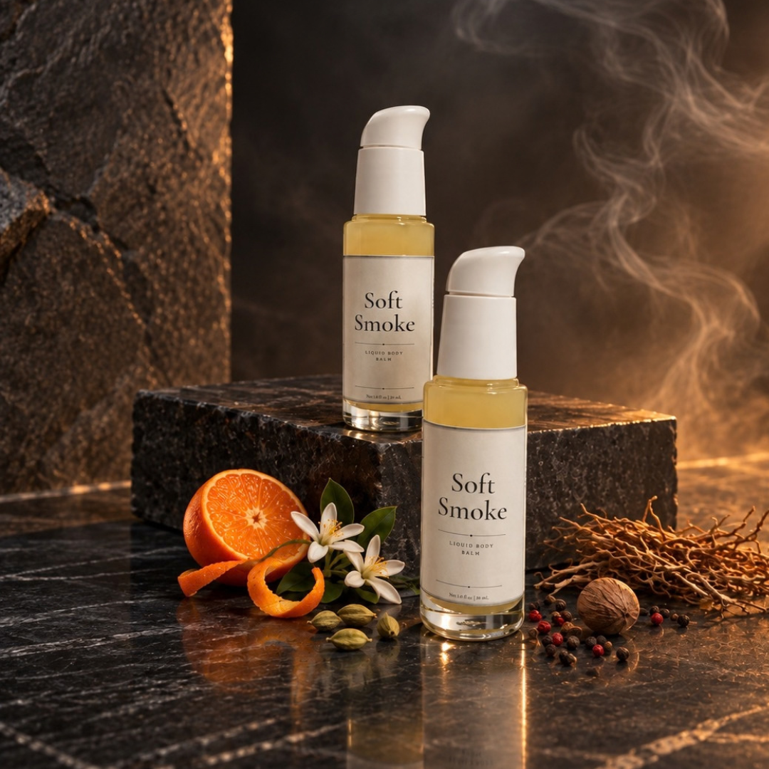 Soft Smoke Liquid Body Balm by X-Peau.